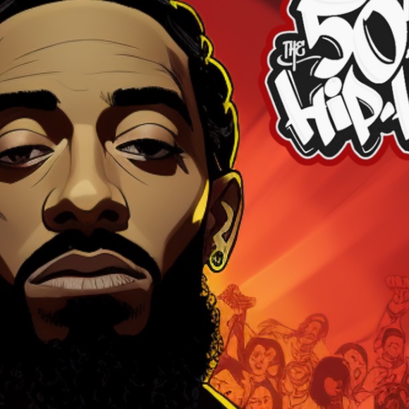 Nipsey Hussle 50th Anniversary of Hip Hop Poster Print 11x17 - Picture 2 of 2